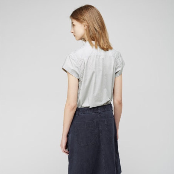 MHL by Margaret Howell Sailor Skirt in Indigo Blue Navy, XS - New - Picture 5 of 8